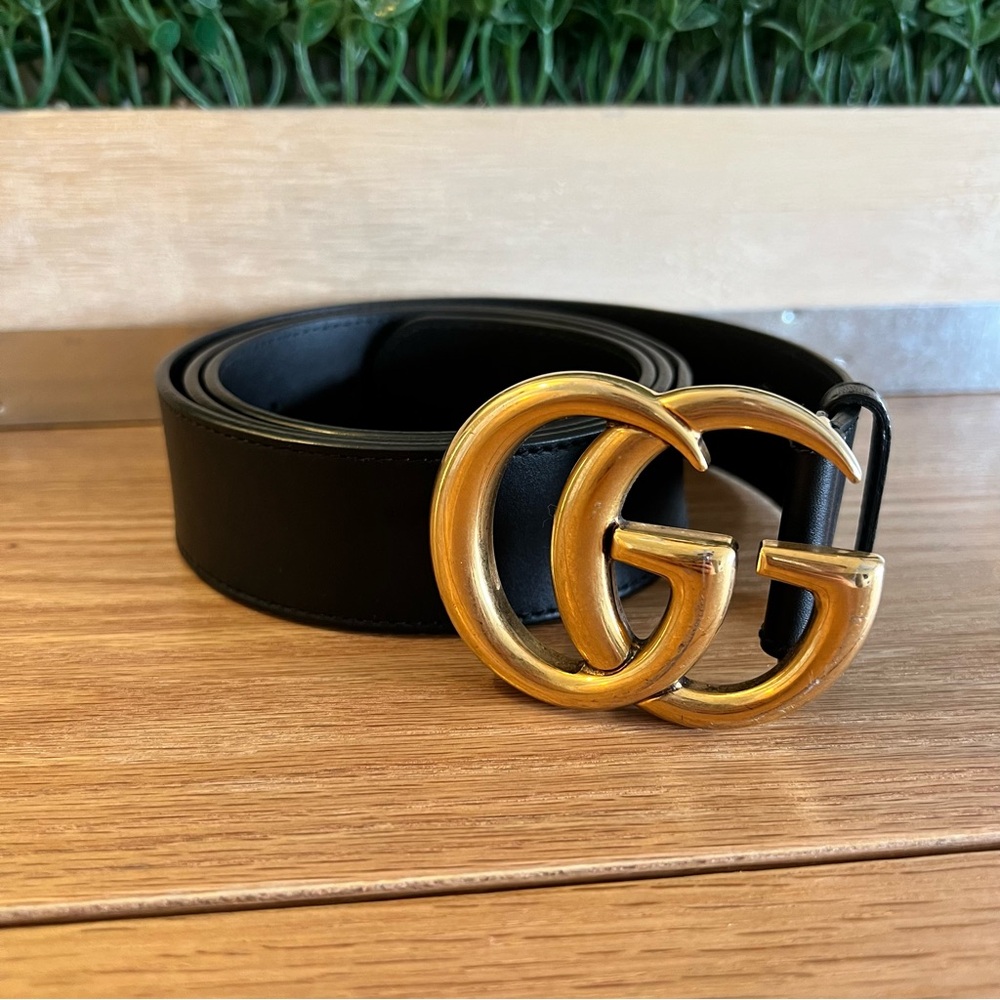 GUCCI GG MARMONT WIDE BELT